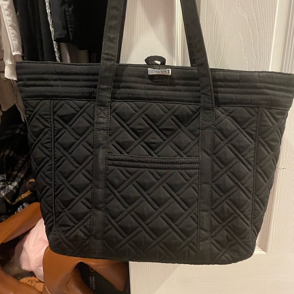 Vera Bradley black computer tote